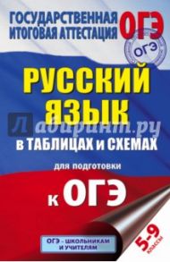 ОГЭ Русский язык. 5-9 классы. В таблицах и схемах / Текучева Ирина Викторовна
