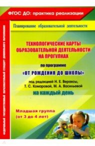 Технологические карты образовательной деятельности на прогулках. Младшая группа. ФГОС ДО / Небыкова Ольга Николаевна