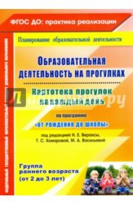 Образовательная деятельность на прогулках. Картотека прогулок на каждый день по программе. ФГОС ДО / Небыкова Ольга Николаевна