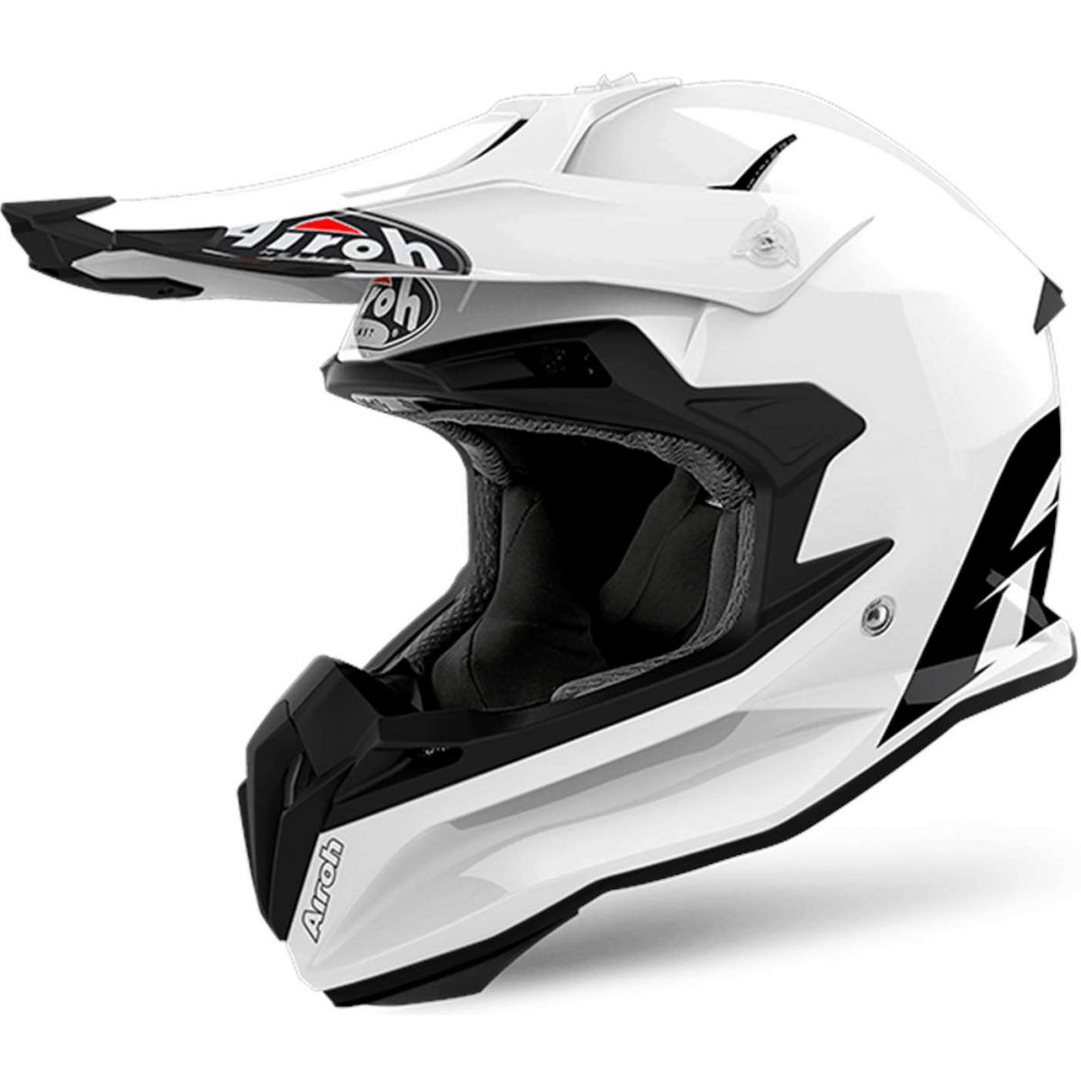 Airoh Terminator Open Vision Color White Gloss шлем внедорожный