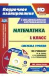 Математика. 1 класс. Система уроков по уч. М.И. Моро, С.И. Волковой, С.В. Степановой. ФГОС (+CD) / Савинова Светлана Владимировна