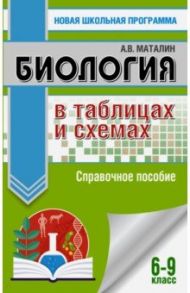 ОГЭ. Биология в таблицах и схемах. Справочное пособие. ФГОС / Маталин Андрей Владимирович