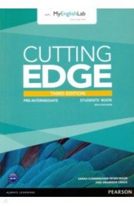 Cutting Edge. Pre-intermediate. Students' Book with MyEnglishLab access code +DVD / Cunningham Sarah, Moor Peter, Crace Araminta