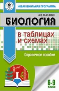 ОГЭ Биология в таблицах и схемах. 6-9 классы / Маталин Андрей Владимирович