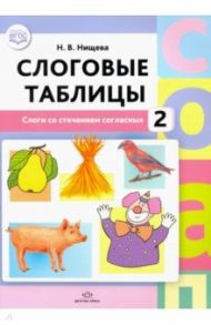 Слоговые таблицы - 2. Слоги со стечением согласных. ФГОС / Нищева Наталия Валентиновна