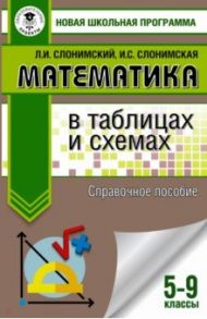 ОГЭ. Математика в таблицах и схемахдля подготовки к ОГЭ. 5-9 классы. Справочное пособие / Слонимский Лев Иосифович, Слонимская Ирина Семеновна