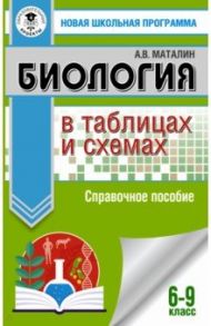 Биология в таблицах и схемах для подготовки к ОГЭ / Маталин Андрей Владимирович