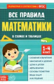 Все правила математики. 1-4 классы