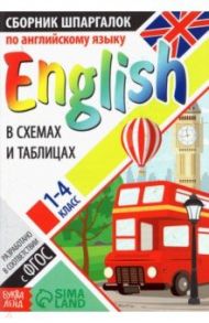 Сборник шпаргалок по английскому языку. 1-4 классы / Соколова Ю.