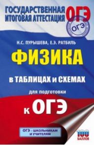 ОГЭ. Физика в таблицах и схемах / Пурышева Наталия Сергеевна, Ратбиль Елена Эммануиловна