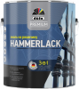 Эмаль на Ржавчину 3-в-1 Dufa Premium Hammerlack 0.75л Черная Гладкая / Дюфа Премиум Хаммерлак.