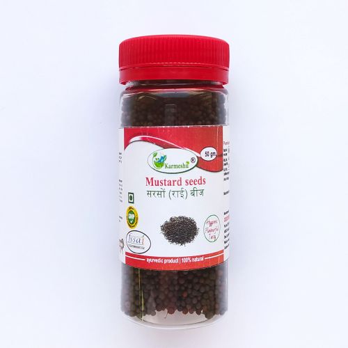 Горчица черная семена | Mustard seeds | 50 г | Karmeshu