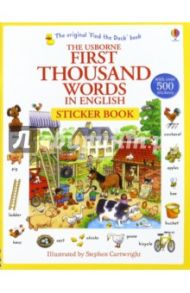 First 1000 Words in English. Sticker Book / Amery Heather