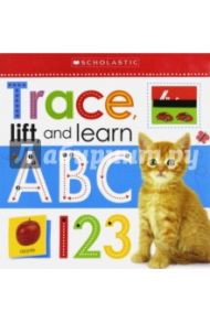 Trace, Lift, and Learn. ABC & 123 (board book)