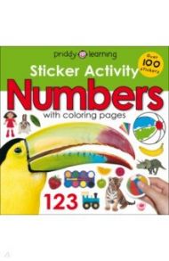 Sticker Activity. Numbers with colouring pages / Priddy Roger