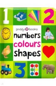 Numbers, Colours Shapes (soft to touch board book) / Priddy Roger