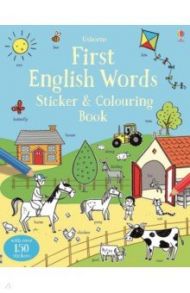 First English Words Sticker & Colouring Book / Robson Kirsteen