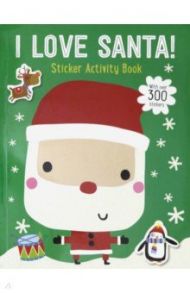 I Love Santa Sticker Activity Book