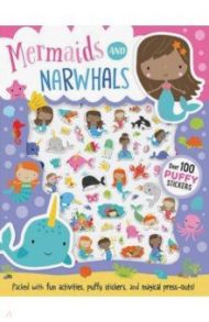 Mermaids and Narwhals Puffy Stickers book