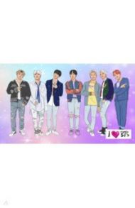 Чехол для карточек "I love BTS"