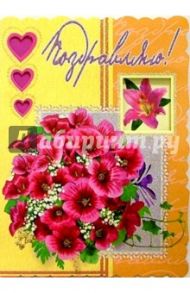 1Т-041/Поздравляю/открытка-гигант