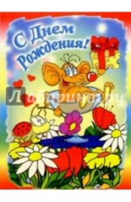 3М-015/День рождения/открытка двойная