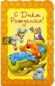 5Т-008/День рождения/открытка двойная