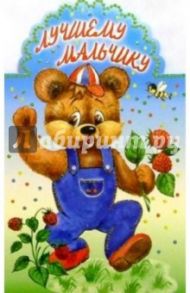 3Т-172/Лучшему мальчику/открытка-вырубка двойная