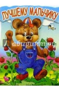 4Т-113/Лучшему мальчику/открытка-стойка вырубка