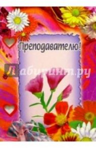 3Т-338/Преподавателю/открытка-вырубка двойная