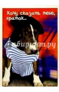 З-063/Браток - молоток/открытка двойная