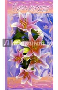 5097/День рождения/открытка тройная