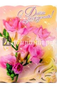11260/С днем рождения/открытка-гигант двойная