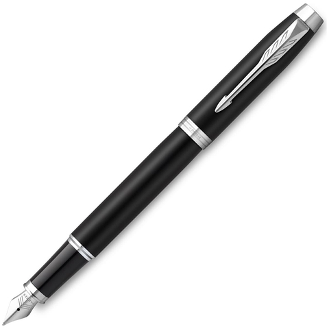 Parker IM Essential F319 - Matte Black CT, ручка перьевая, F