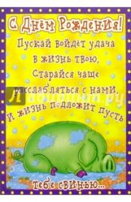 СТ-291/День рождения/открытка двойная