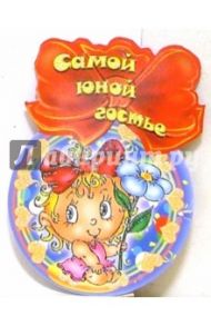 8Т-033/Самой юной гостье/открытка-медаль