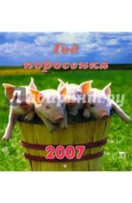 Календарь 2007 Год поросенка (30602)