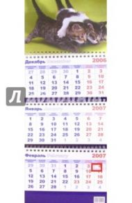 Календарь 2007  Три котенка