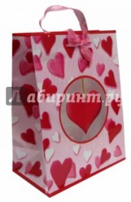 Пакет подарочный (S2-07V-0012) "Heart" (бум)