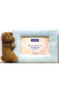 Фоторамка с игрушкой PL 6309-bear (медвежонок), ткань