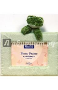 Фоторамка с игрушкой PL 6309-frog (лягушонок), ткань