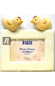 Фоторамка с игрушкой PL 6309-chicken (цыпленок), ткань
