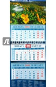 Календарь 2009 Пейзаж с подсолнухами (14819)