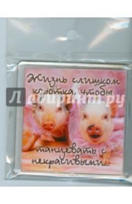 Магнитные подарочки. Жизнь слишком коротка... (М-331)