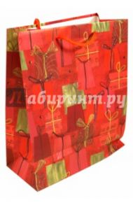 Пакет подарочный "Red Presents"