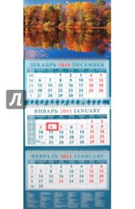 Календарь квартальный 2011 год "Красивое отражение" (14138)