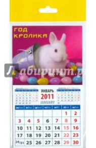 Календарь 2011 "Кролик на розовом фоне" (20129)