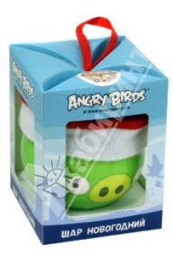 Шар Angry birds "Зеленая свинка в колпаке" (Н88677)