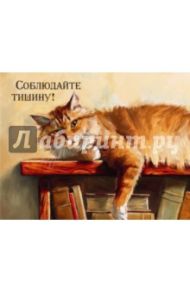 Магнит "Соблюдайте тишину!"