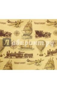 Бумага крафт "Ретро-транспорт" (44729)